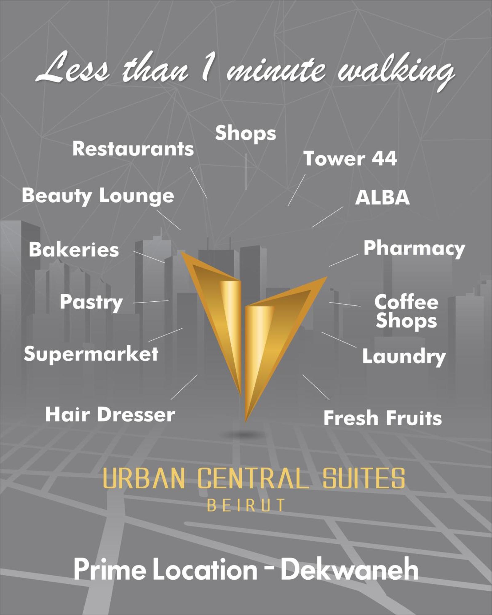 Urban Central Suites - Bejrút Kültér fotó